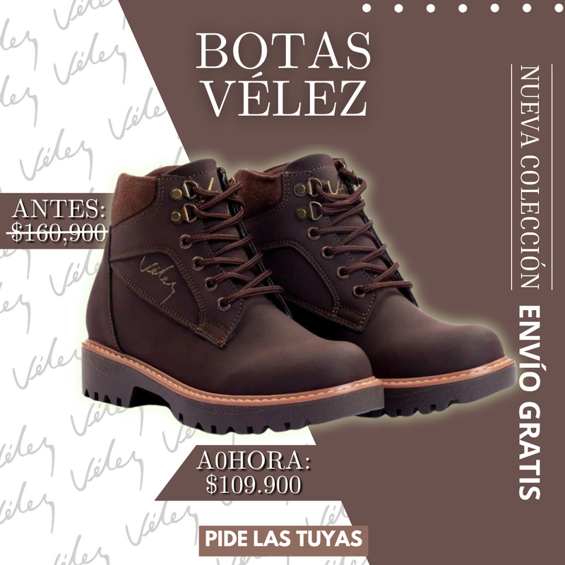 BOTA VELEZ UNISEX®   ¡No te quedes sin las tuyas!